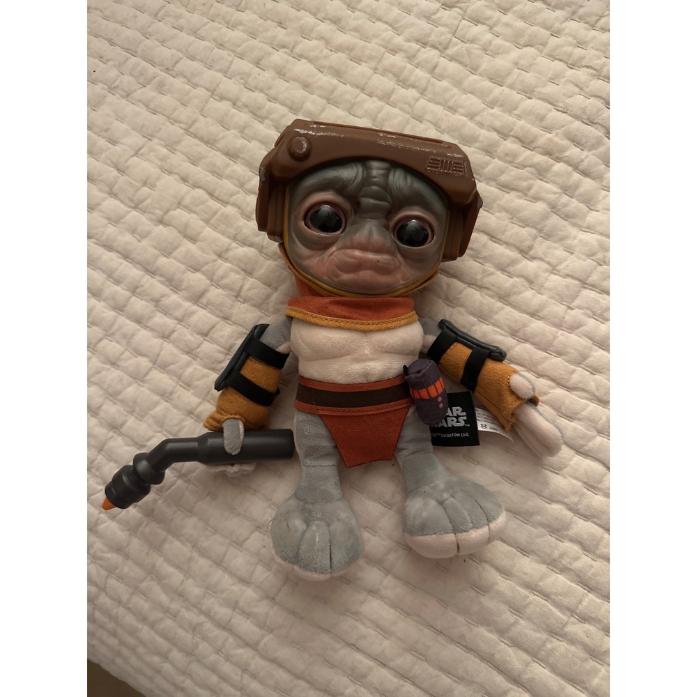 Star Wars Babu Frik Droidsmith Plush Toy The Rise of Skywalker Vinyl Head 9in